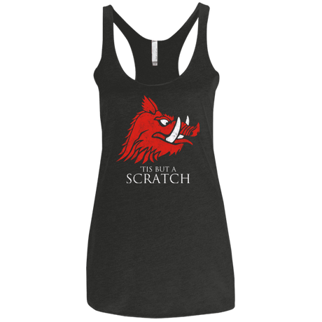 T-Shirts Vintage Black / X-Small House Scratch Women's Triblend Racerback Tank