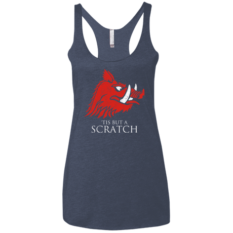 T-Shirts Vintage Navy / X-Small House Scratch Women's Triblend Racerback Tank
