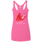 T-Shirts Vintage Pink / X-Small House Scratch Women's Triblend Racerback Tank