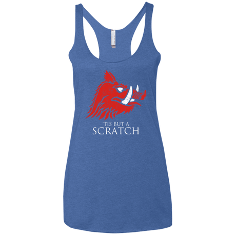 T-Shirts Vintage Royal / X-Small House Scratch Women's Triblend Racerback Tank