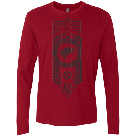T-Shirts Cardinal / Small House Stark Black Men's Premium Long Sleeve