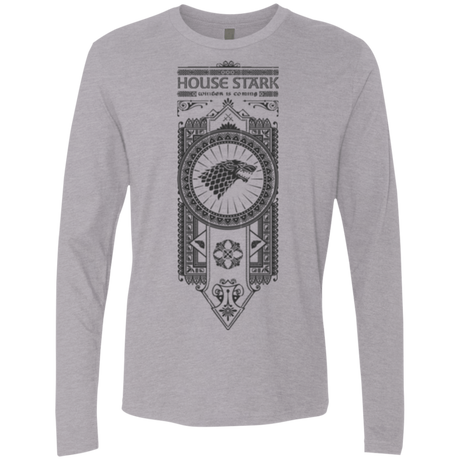 T-Shirts Heather Grey / Small House Stark Black Men's Premium Long Sleeve