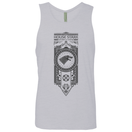 T-Shirts Heather Grey / Small House Stark Black Men's Premium Tank Top