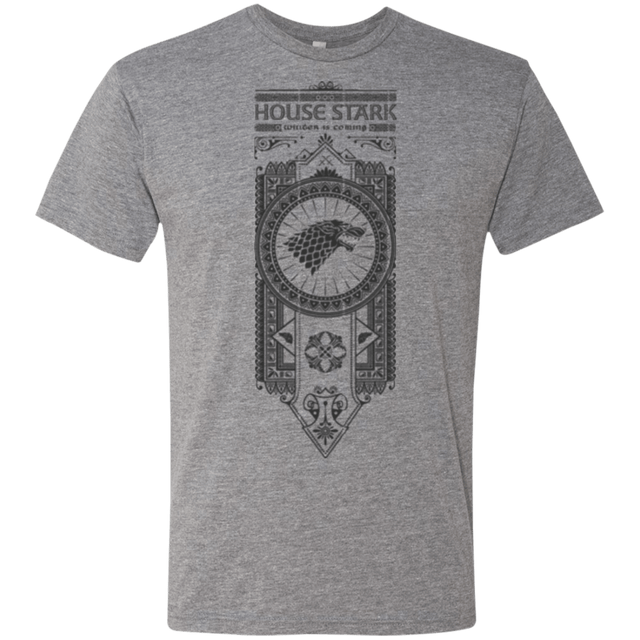 T-Shirts Premium Heather / Small House Stark Black Men's Triblend T-Shirt