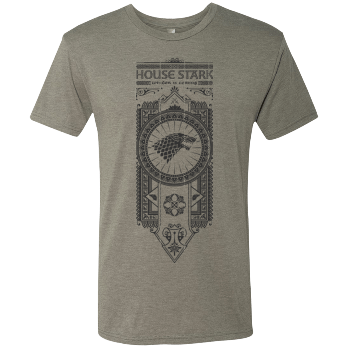 House Stark Black Men's Triblend T-Shirt