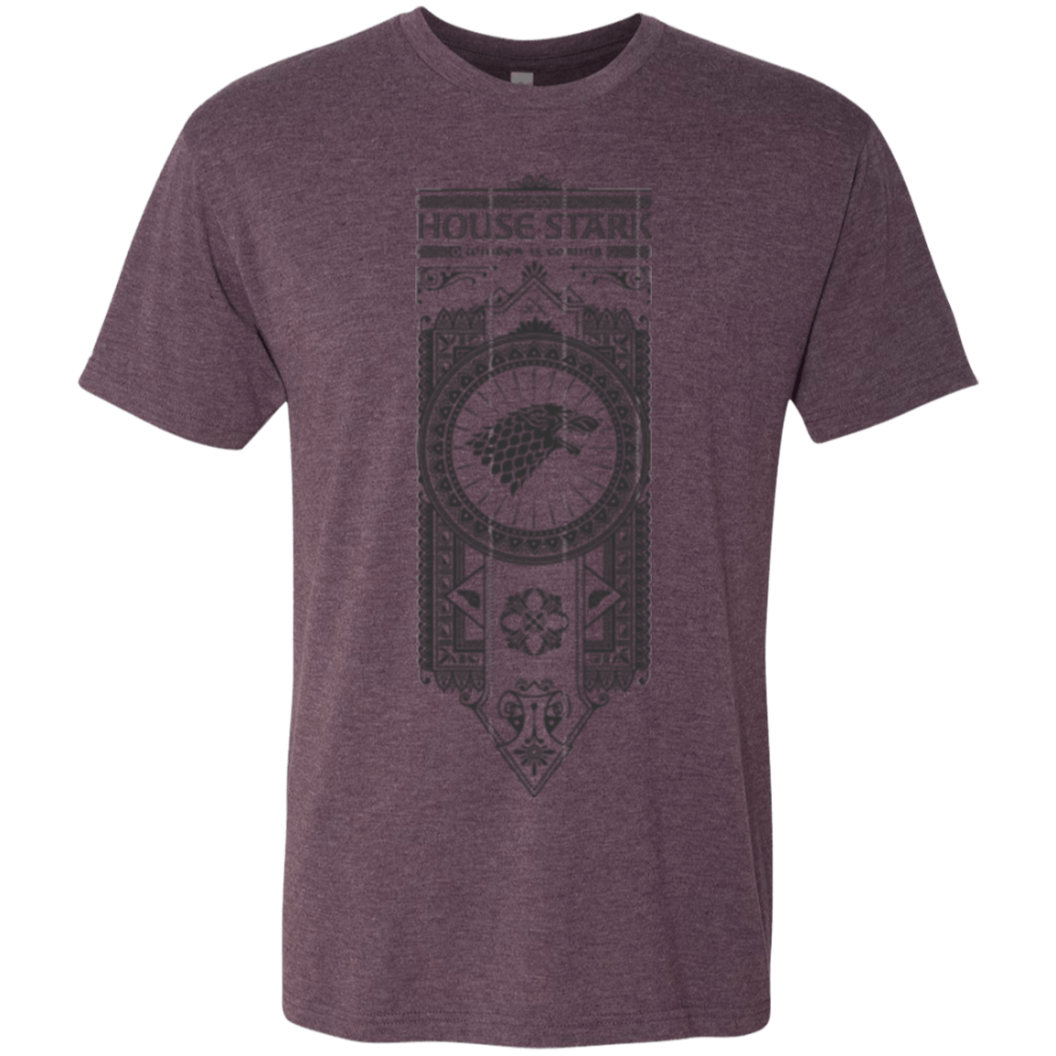 House Stark Black Men's Triblend T-Shirt