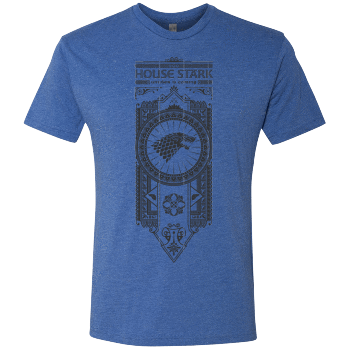 T-Shirts Vintage Royal / Small House Stark Black Men's Triblend T-Shirt