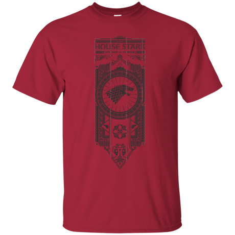 T-Shirts Cardinal / Small House Stark Black T-Shirt