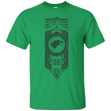 T-Shirts Irish Green / Small House Stark Black T-Shirt