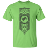 T-Shirts Lime / Small House Stark Black T-Shirt
