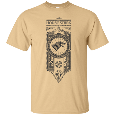 T-Shirts Vegas Gold / Small House Stark Black T-Shirt