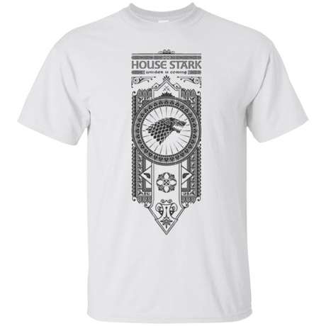 T-Shirts White / Small House Stark Black T-Shirt