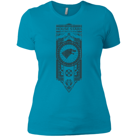 T-Shirts Turquoise / X-Small House Stark Black Women's Premium T-Shirt