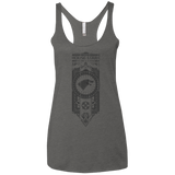 T-Shirts Premium Heather / X-Small House Stark Black Women's Triblend Racerback Tank