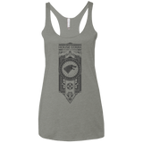 T-Shirts Venetian Grey / X-Small House Stark Black Women's Triblend Racerback Tank