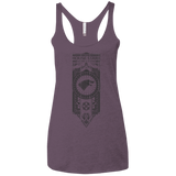 T-Shirts Vintage Purple / X-Small House Stark Black Women's Triblend Racerback Tank