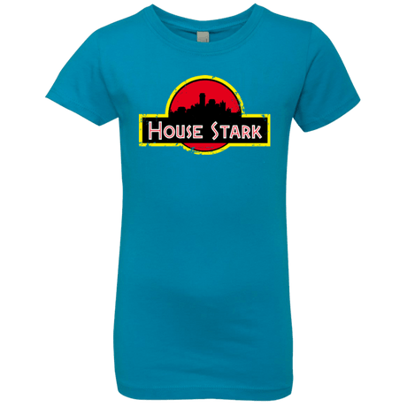 T-Shirts Turquoise / YXS House Stark Girls Premium T-Shirt