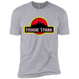 T-Shirts Heather Grey / X-Small House Stark Men's Premium T-Shirt