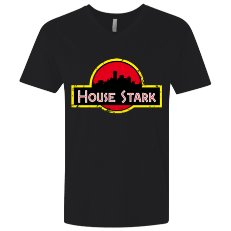 T-Shirts Black / X-Small House Stark Men's Premium V-Neck