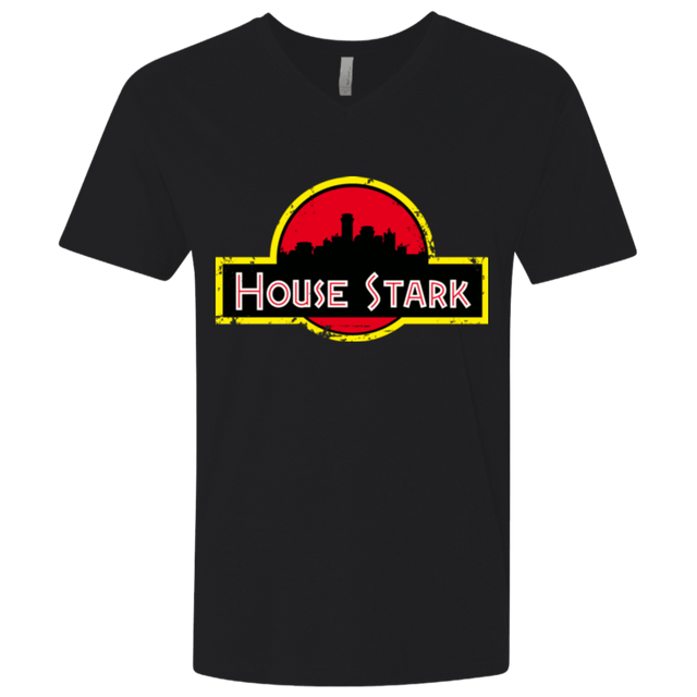 T-Shirts Black / X-Small House Stark Men's Premium V-Neck