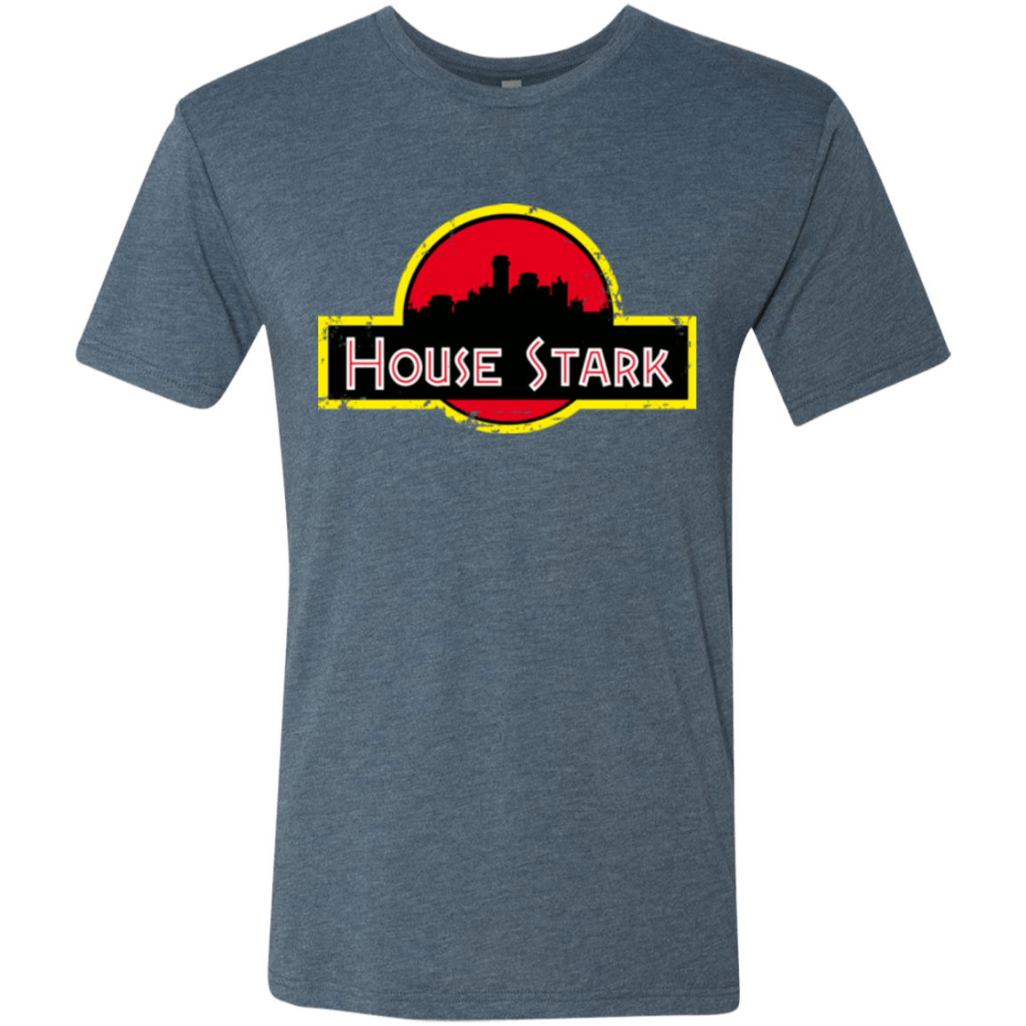 T-Shirts Indigo / Small House Stark Men's Triblend T-Shirt
