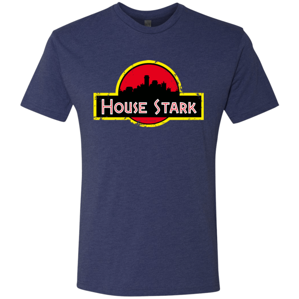 T-Shirts Vintage Navy / Small House Stark Men's Triblend T-Shirt