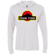 T-Shirts Heather White / X-Small House Stark Triblend Long Sleeve Hoodie Tee
