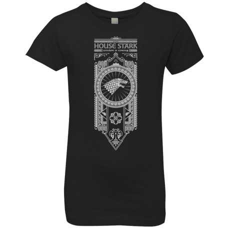 T-Shirts Black / YXS House Stark White Girls Premium T-Shirt