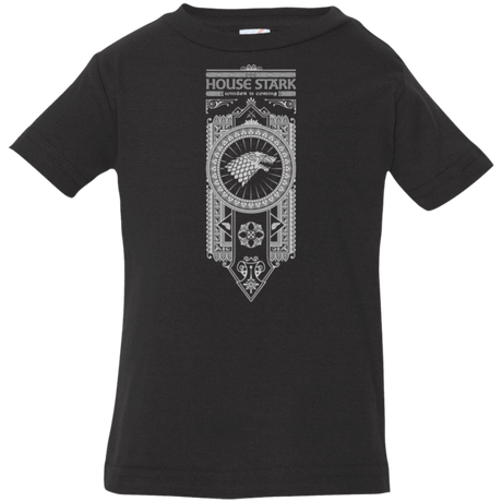T-Shirts Black / 6 Months House Stark White Infant Premium T-Shirt