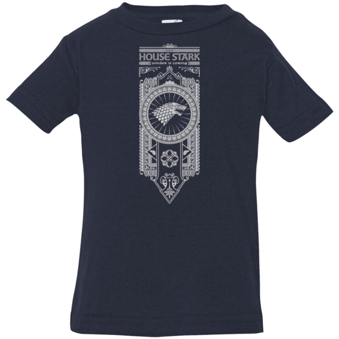 T-Shirts Navy / 6 Months House Stark White Infant Premium T-Shirt