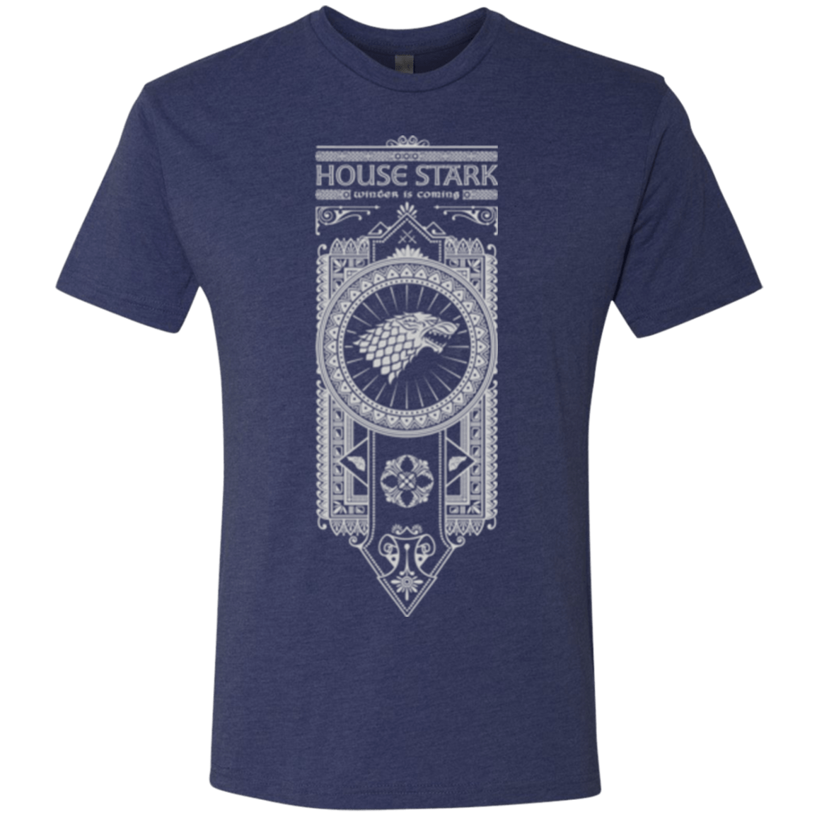 T-Shirts Vintage Navy / Small House Stark White Men's Triblend T-Shirt