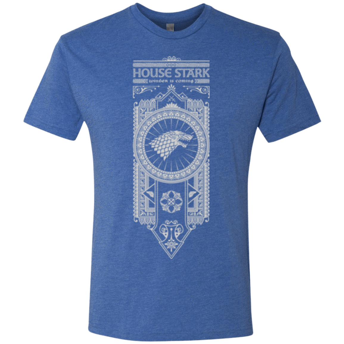 T-Shirts Vintage Royal / Small House Stark White Men's Triblend T-Shirt