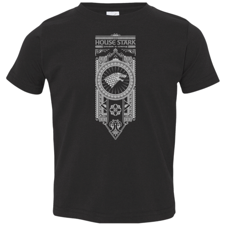 T-Shirts Black / 2T House Stark White Toddler Premium T-Shirt