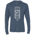 T-Shirts Indigo / X-Small House Stark White Triblend Long Sleeve Hoodie Tee