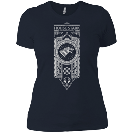 T-Shirts Midnight Navy / X-Small House Stark White Women's Premium T-Shirt