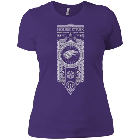 T-Shirts Purple / X-Small House Stark White Women's Premium T-Shirt