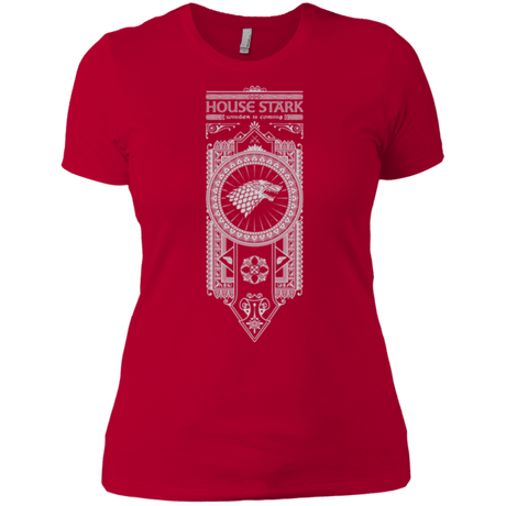 T-Shirts Red / X-Small House Stark White Women's Premium T-Shirt
