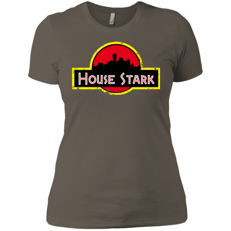 T-Shirts Warm Grey / X-Small House Stark Women's Premium T-Shirt