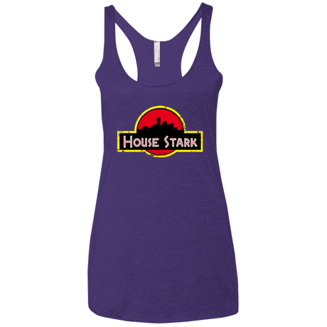 T-Shirts Purple / X-Small House Stark Women's Triblend Racerback Tank