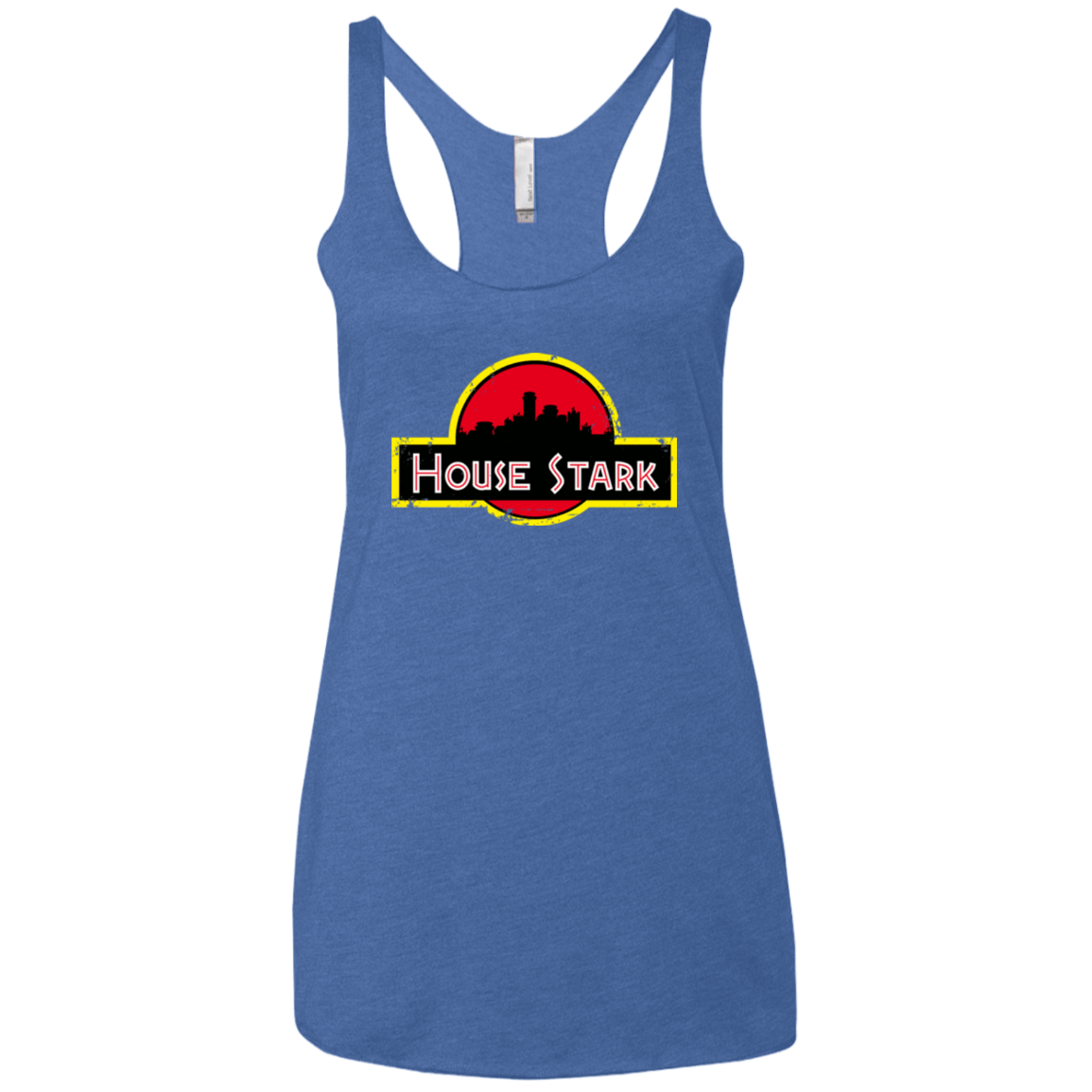 T-Shirts Vintage Royal / X-Small House Stark Women's Triblend Racerback Tank