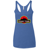 T-Shirts Vintage Royal / X-Small House Stark Women's Triblend Racerback Tank
