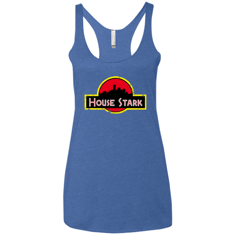 T-Shirts Vintage Royal / X-Small House Stark Women's Triblend Racerback Tank