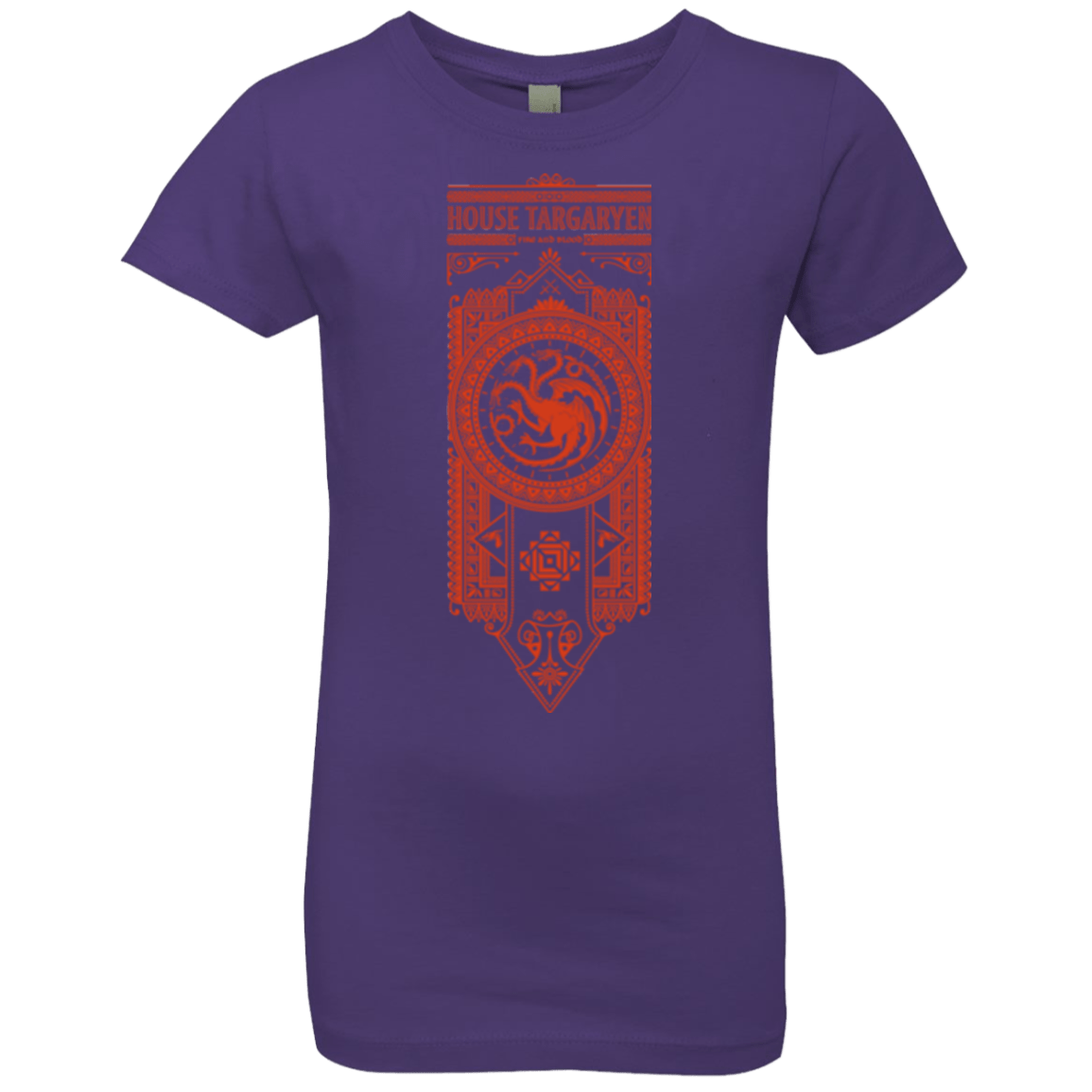 T-Shirts Purple Rush / YXS House Targaryen Girls Premium T-Shirt