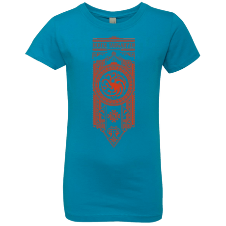 T-Shirts Turquoise / YXS House Targaryen Girls Premium T-Shirt