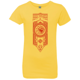 T-Shirts Vibrant Yellow / YXS House Targaryen Girls Premium T-Shirt