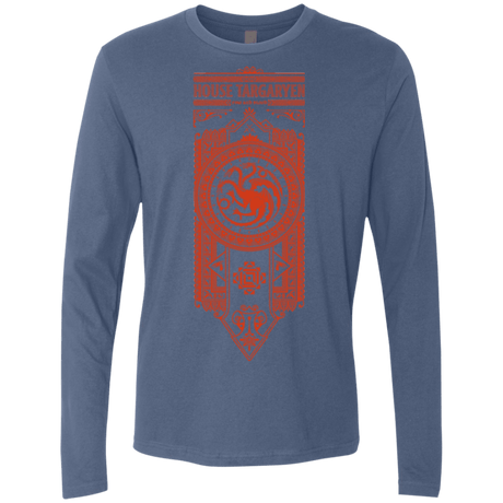 T-Shirts Indigo / Small House Targaryen Men's Premium Long Sleeve