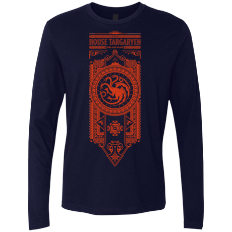 T-Shirts Midnight Navy / Small House Targaryen Men's Premium Long Sleeve