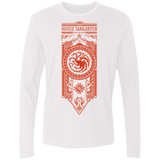 T-Shirts White / Small House Targaryen Men's Premium Long Sleeve
