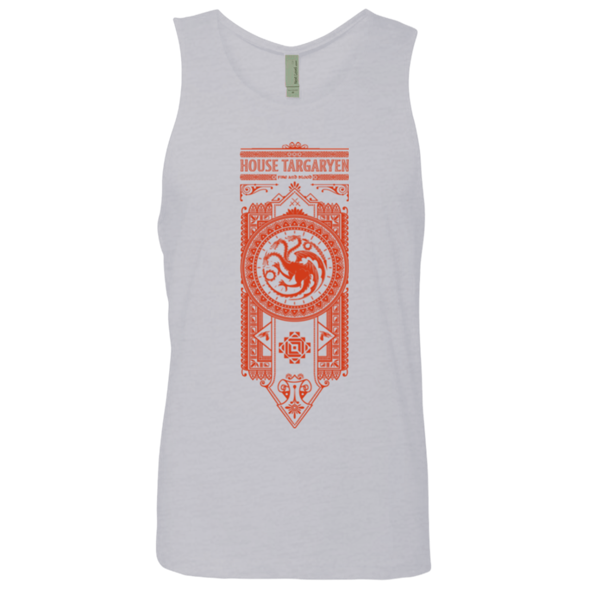 T-Shirts Heather Grey / Small House Targaryen Men's Premium Tank Top