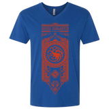T-Shirts Royal / X-Small House Targaryen Men's Premium V-Neck